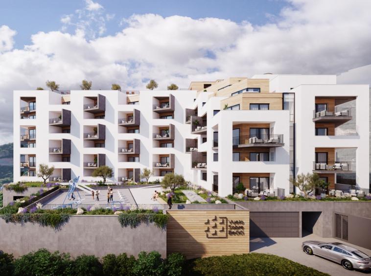 Apartments under construction in a new project in Becici