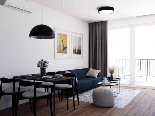 Apartments under construction in a new project in Becici