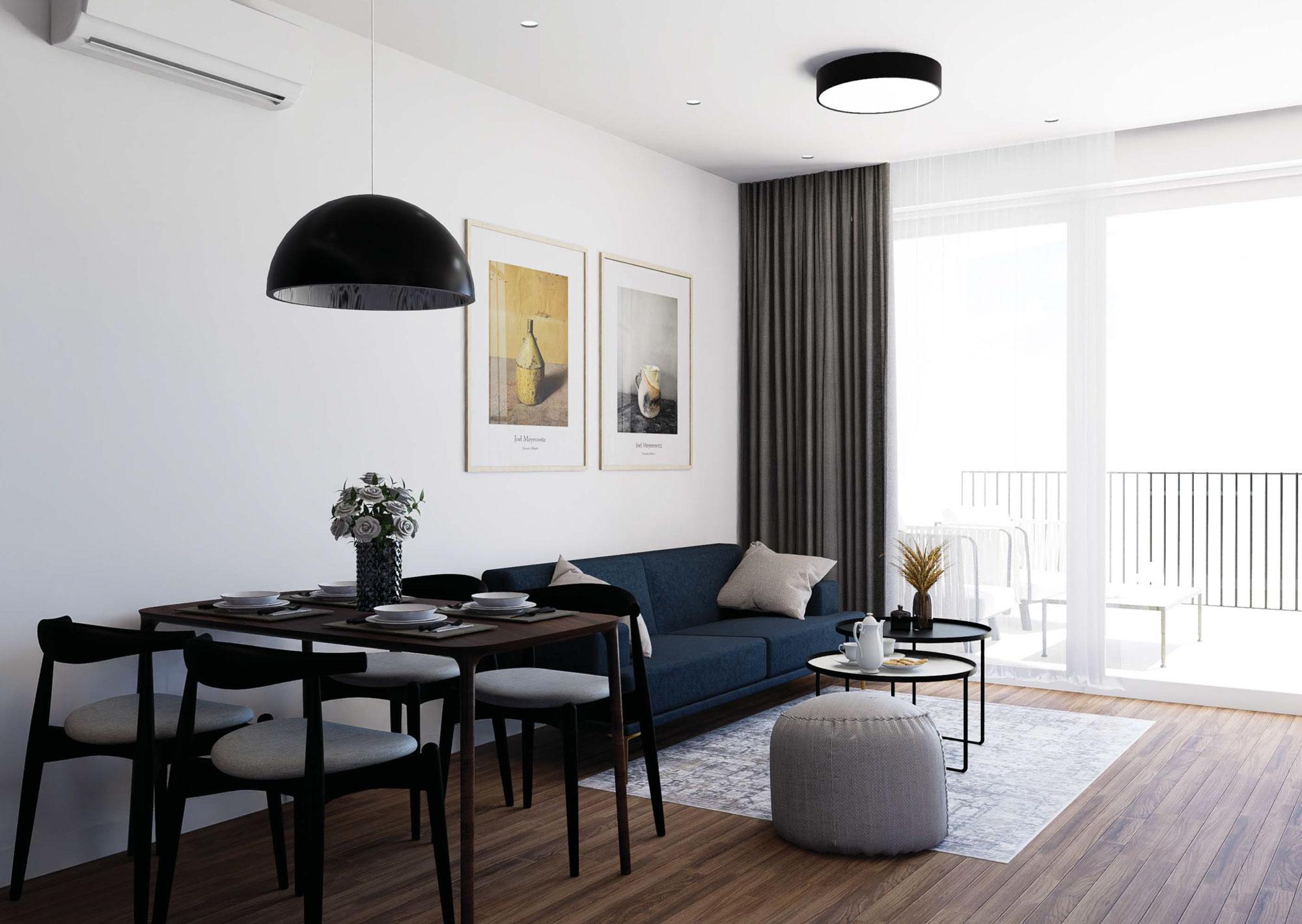 Apartments under construction in a new project in Becici