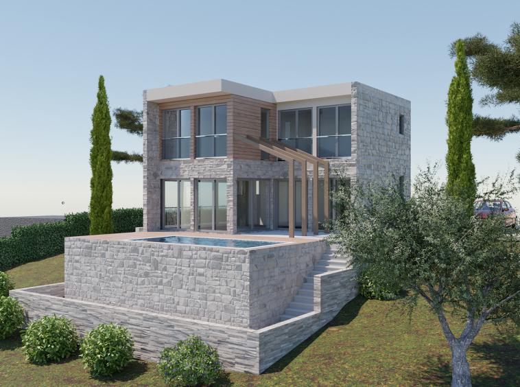 Townhouses and villas in a gated community in Kavachi