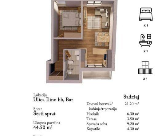 buy apartment bar montenegro
